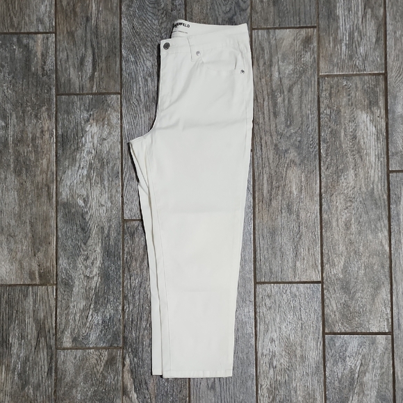 Karl Lagerfeld Denim - Karl Lagerfeld White Ankle & Cropped Jeans